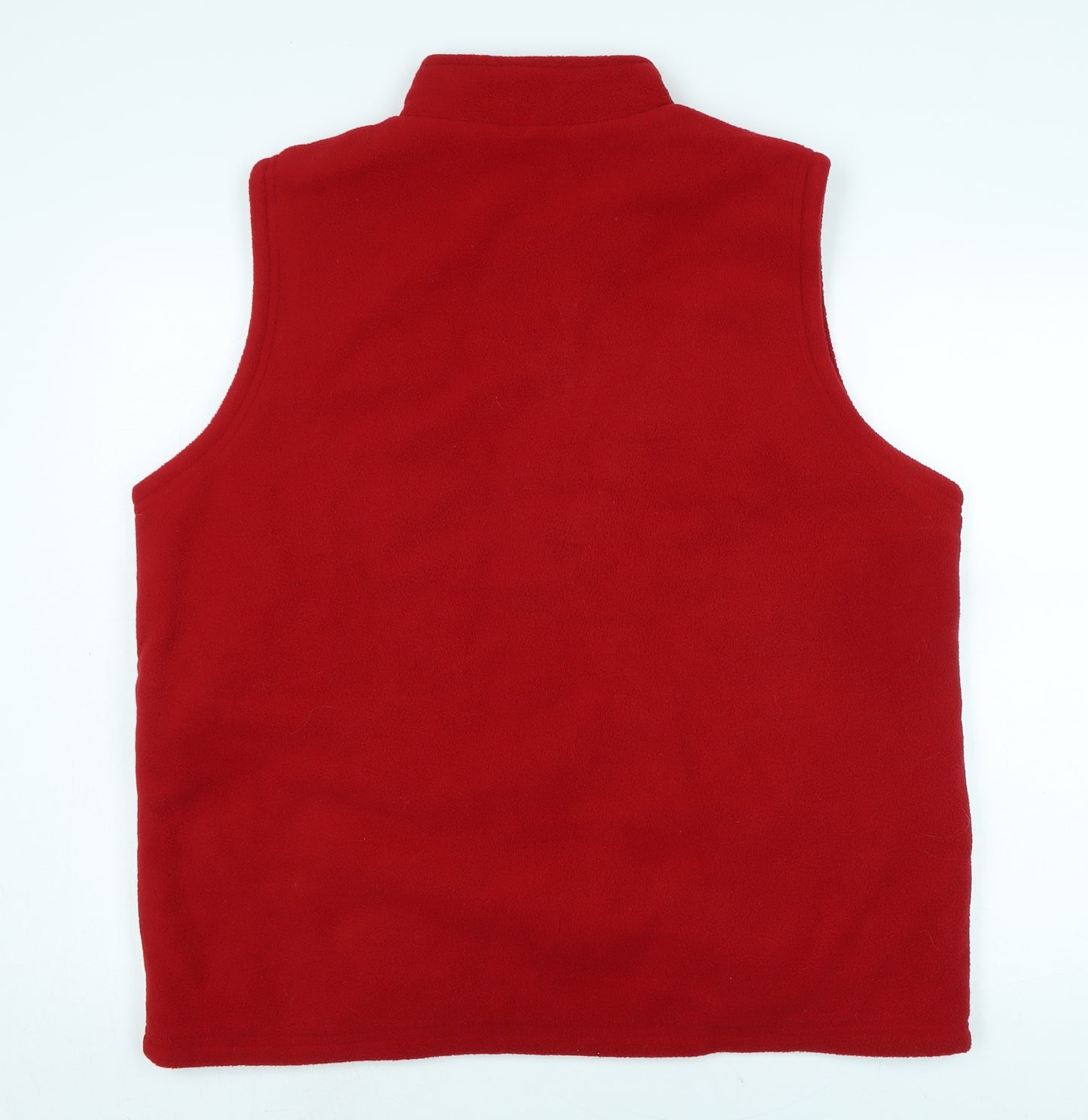EWM Womens Red Gilet Waistcoat Size XL Zip - EWM