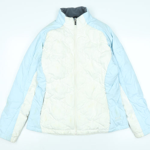 Helly Hanson Womens White Puffer Jacket Jacket Size M Zip - Helly Hanson