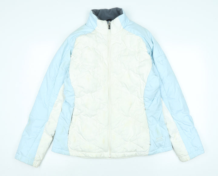 Helly Hanson Womens White Puffer Jacket Jacket Size M Zip - Helly Hanson