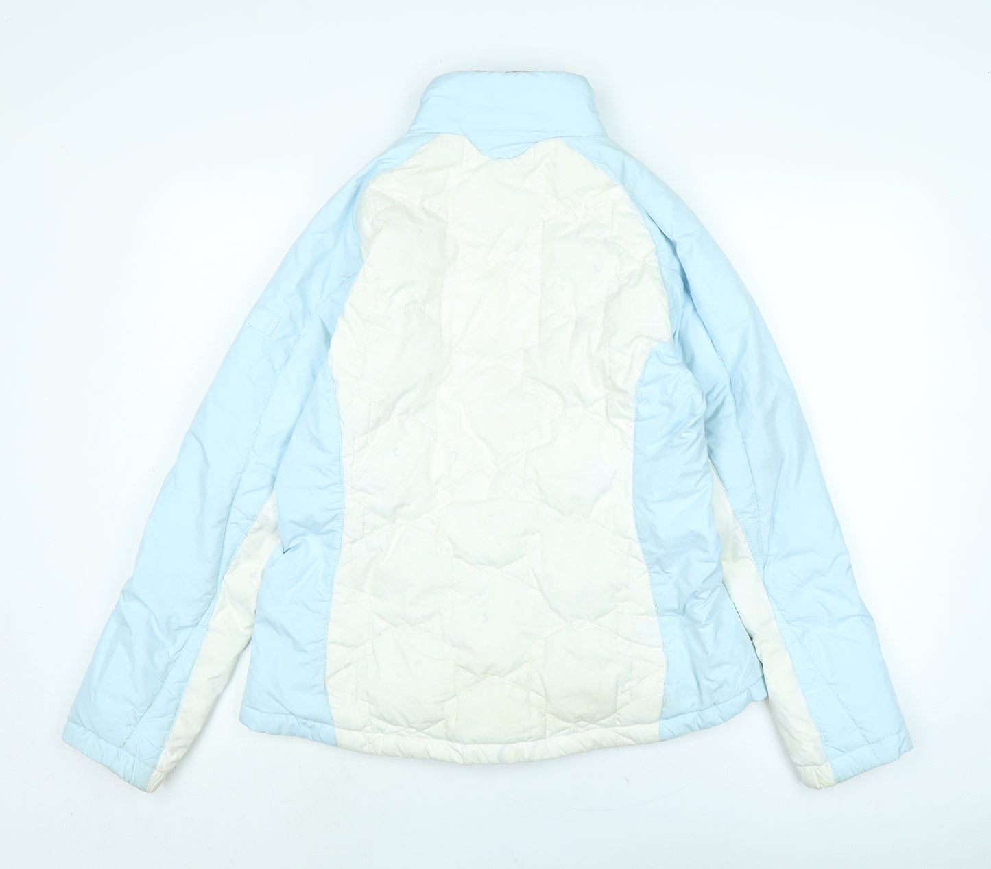 Helly Hanson Womens White Puffer Jacket Jacket Size M Zip - Helly Hanson