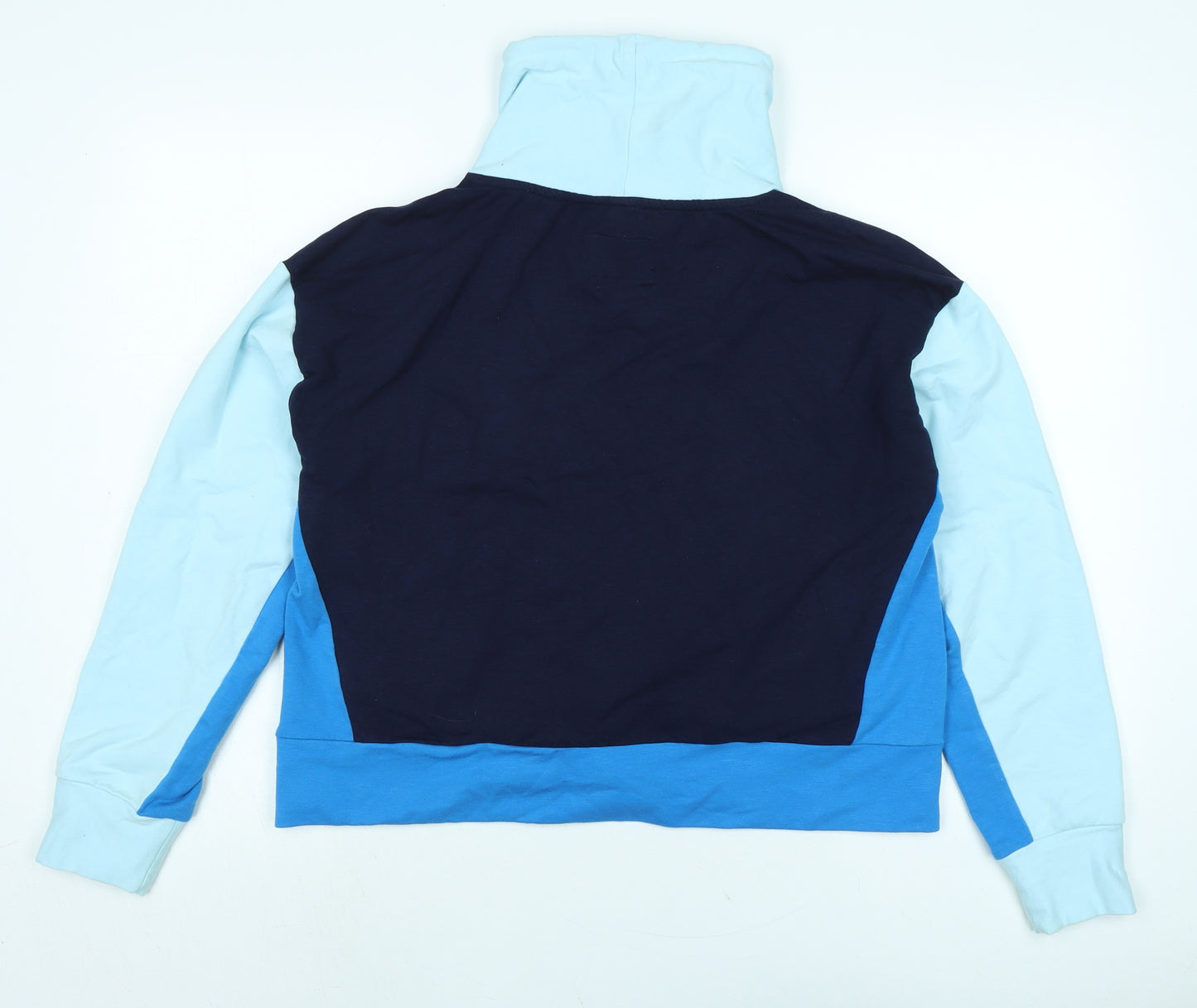 Bamboo Womens Blue Cotton Pullover Sweatshirt Size 14 - Bamboo