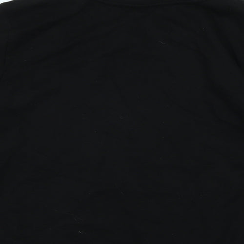 Disney Womens Black Cotton Pullover Sweatshirt Size 8 - Disney