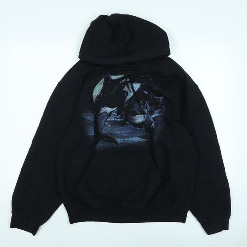 Urban Outfitters Mens Blue Cotton Pullover Hoodie Size M