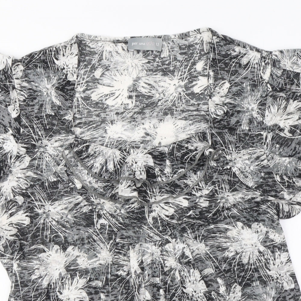 Marks and Spencer Women's Floral Blouse, Size 12