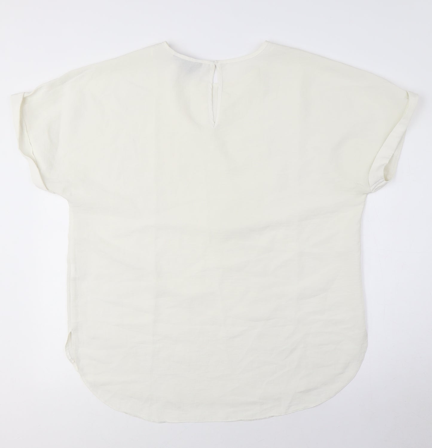 New Look Women's Ivory Blouse, M, Basic, Casual