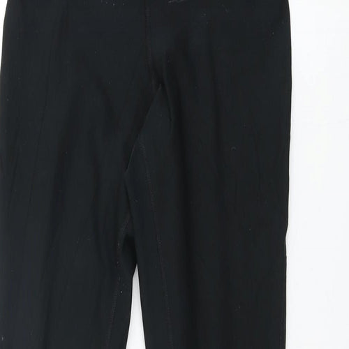 Nike Womens Black Polyester Pedal Pusher Leggings Size XS L24 in Regular Pullover