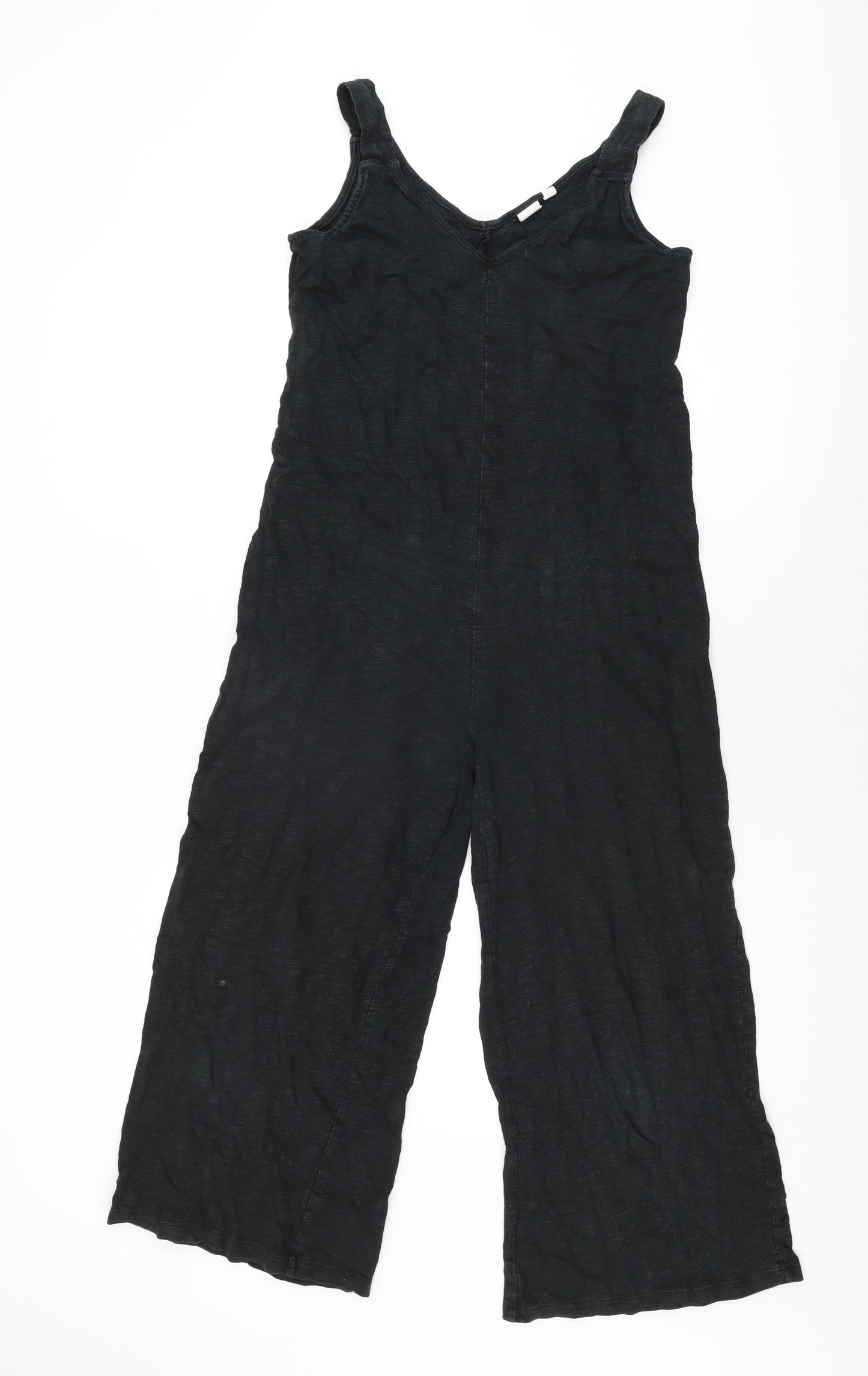 Gap Womens Black Cotton Jumpsuit One-Piece Size XS L25 in Pullover