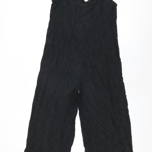 Gap Womens Black Cotton Jumpsuit One-Piece Size XS L25 in Pullover