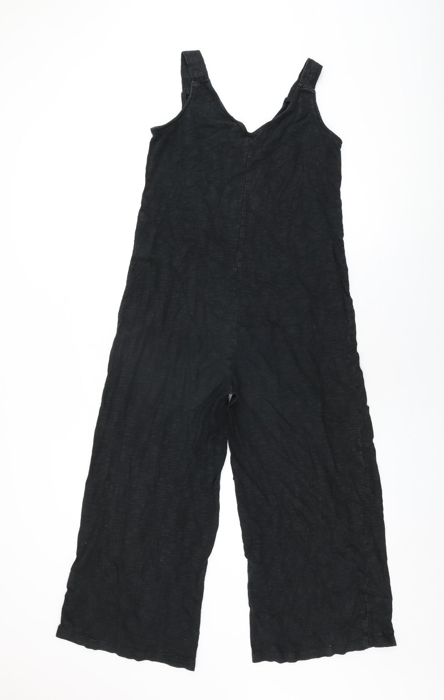 Gap Womens Black Cotton Jumpsuit One-Piece Size XS L25 in Pullover