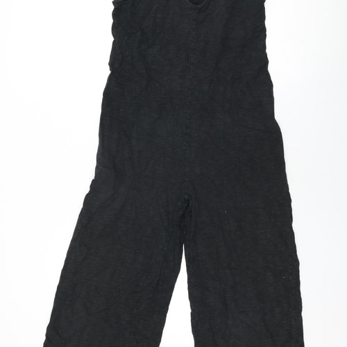 Gap Womens Black Cotton Jumpsuit One-Piece Size XS L24 in Pullover