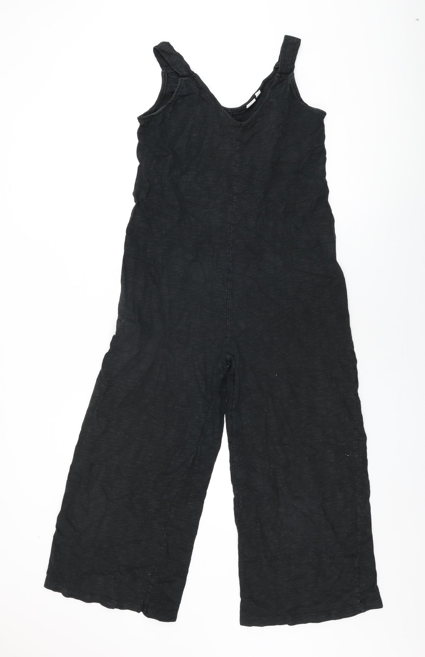 Gap Womens Black Cotton Jumpsuit One-Piece Size XS L24 in Pullover