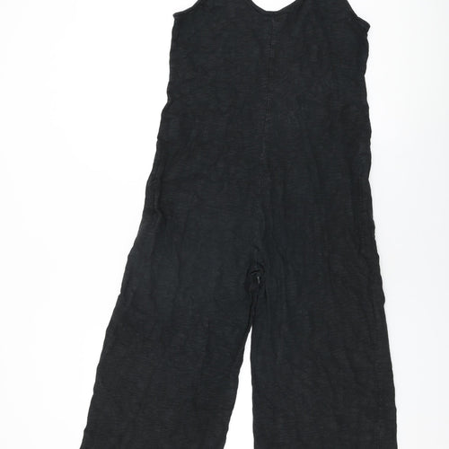 Gap Womens Black Cotton Jumpsuit One-Piece Size XS L24 in Pullover