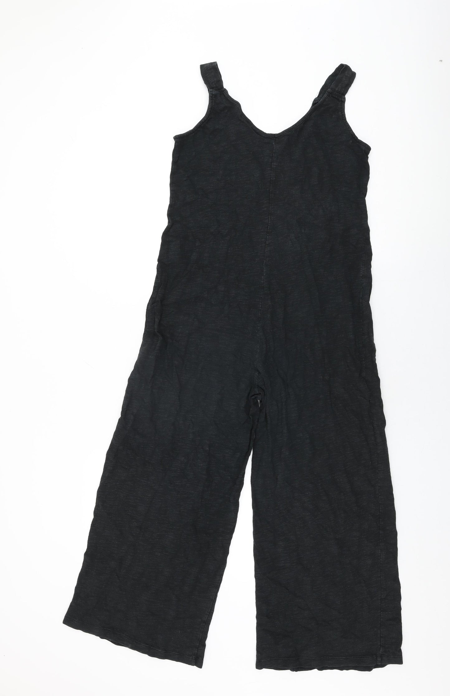 Gap Womens Black Cotton Jumpsuit One-Piece Size XS L24 in Pullover