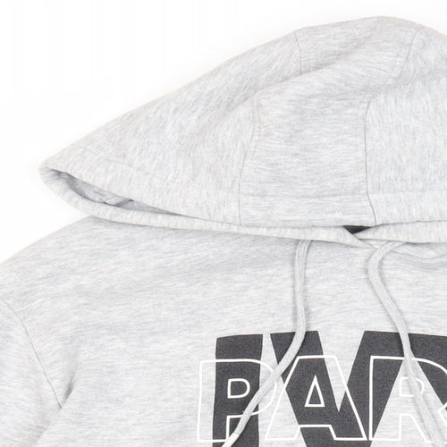 IVY PARK Mens Grey Polyester Pullover Hoodie Size M - Logo