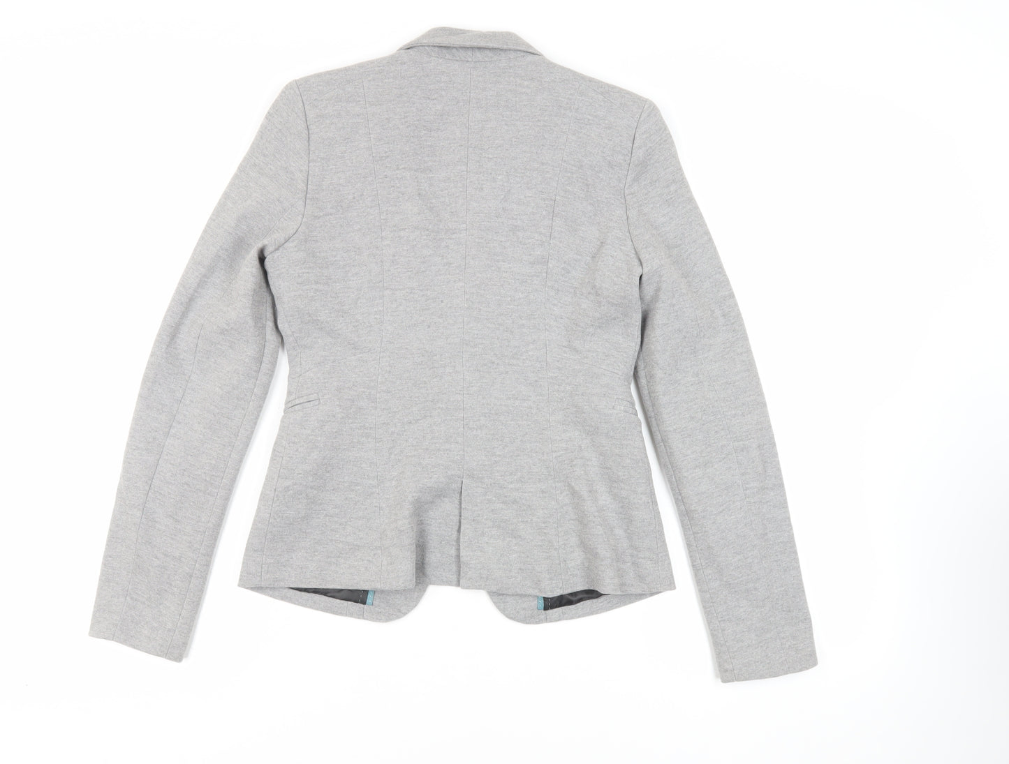 Bershka Womens Grey Jacket Blazer Size M Button