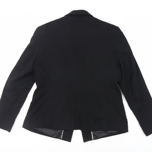 NEXT Womens Black Jacket Blazer Size 18 Button