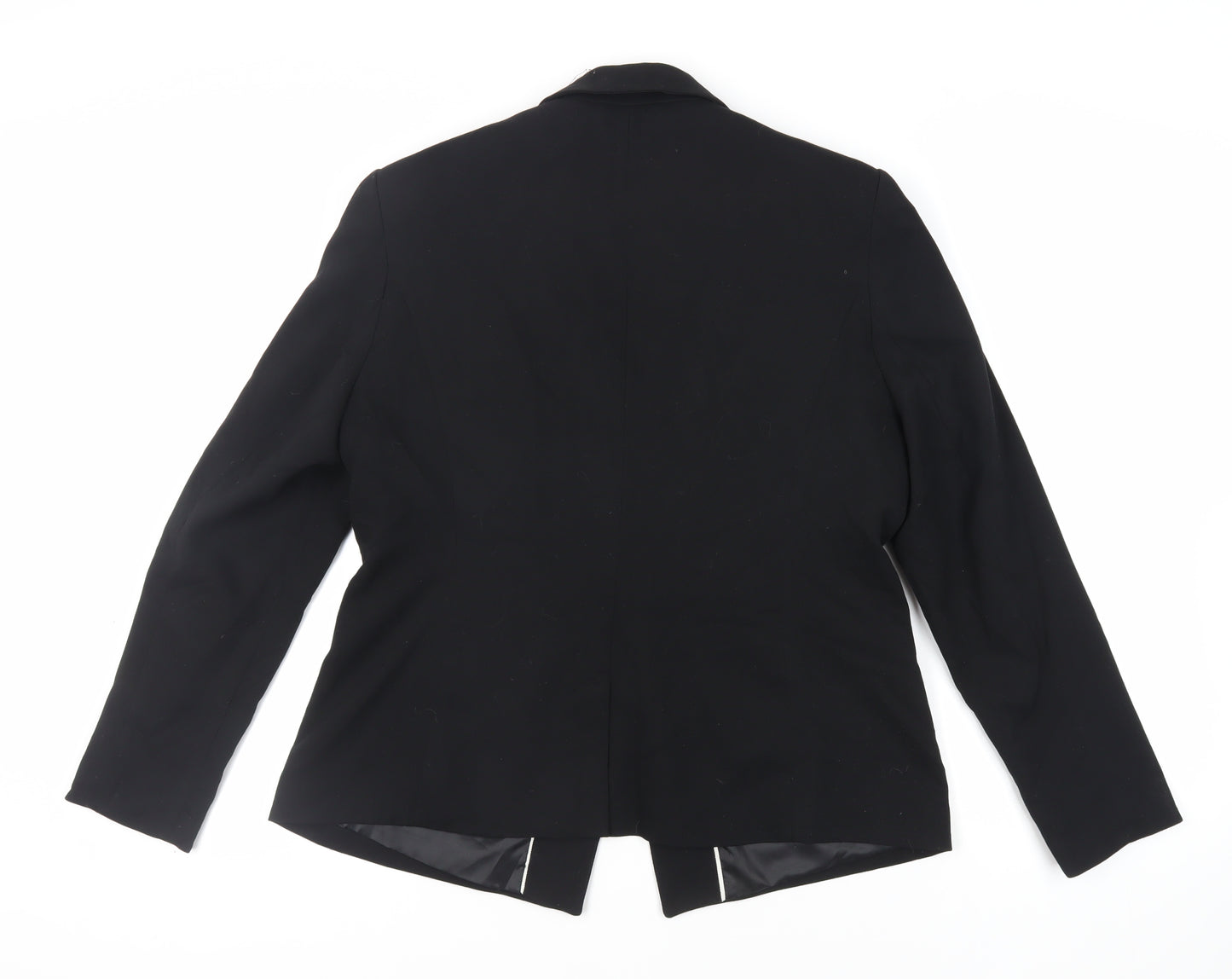 NEXT Womens Black Jacket Blazer Size 18 Button