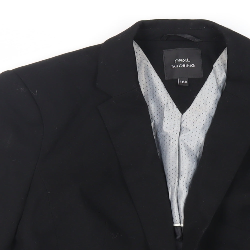 NEXT Womens Black Jacket Blazer Size 18 Button