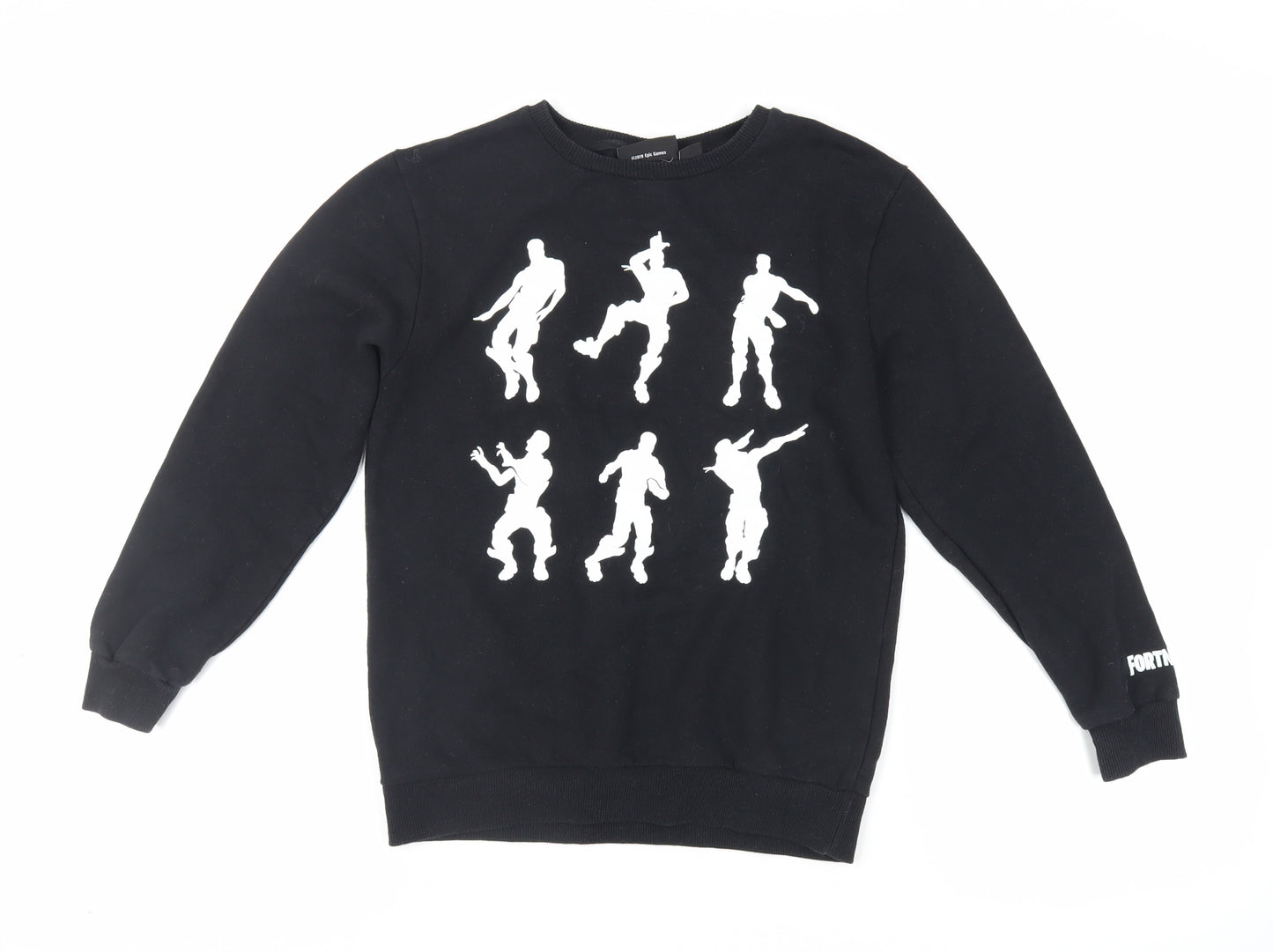 Fortnite Boys Black Polyester Pullover Sweatshirt Size XL Pullover
