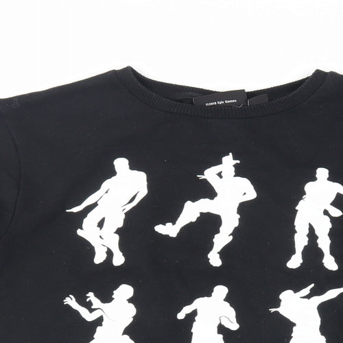 Fortnite Boys Black Polyester Pullover Sweatshirt Size XL Pullover