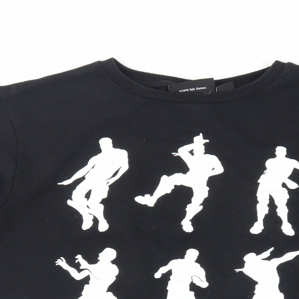 Fortnite Boys Black Polyester Pullover Sweatshirt Size XL Pullover