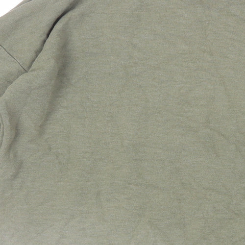 Buffalo Womens Green Cotton Pullover Sweatshirt Size M Pullover