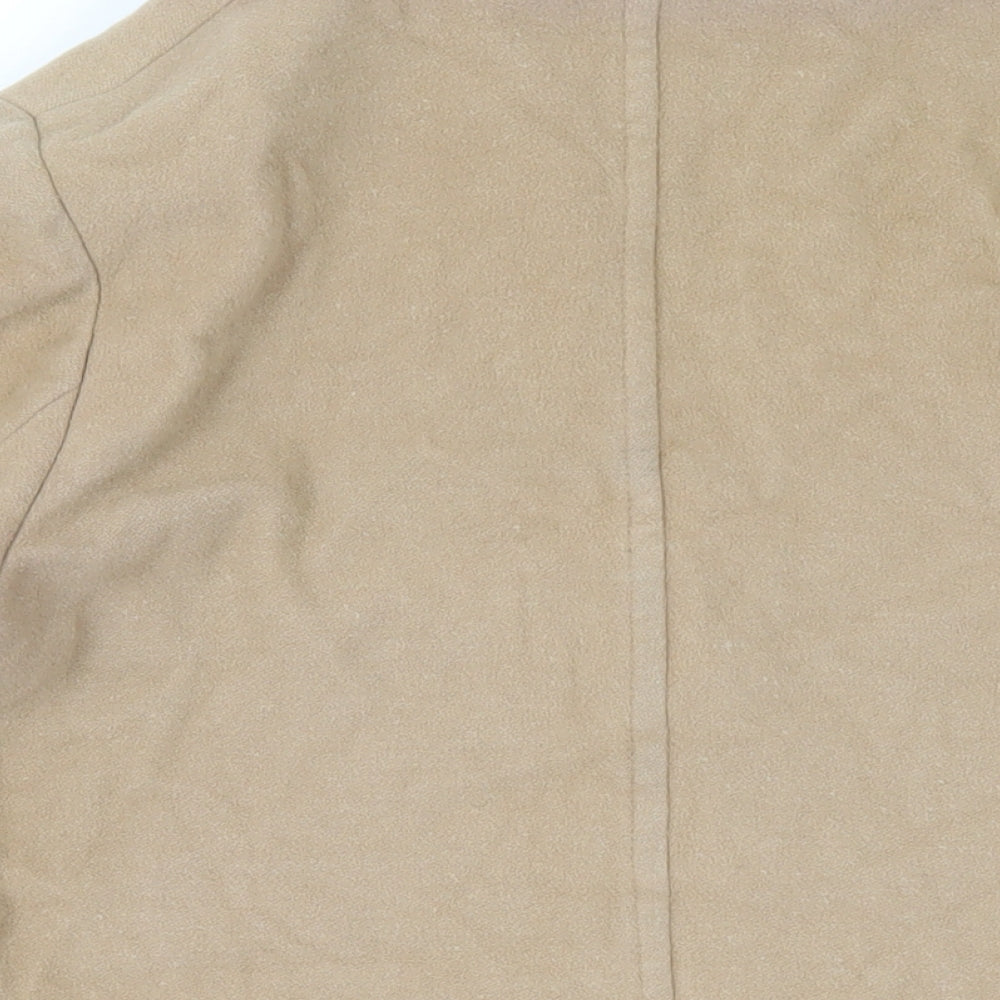 Marks and Spencer Womens Beige Pea Coat Coat Size 16 Button