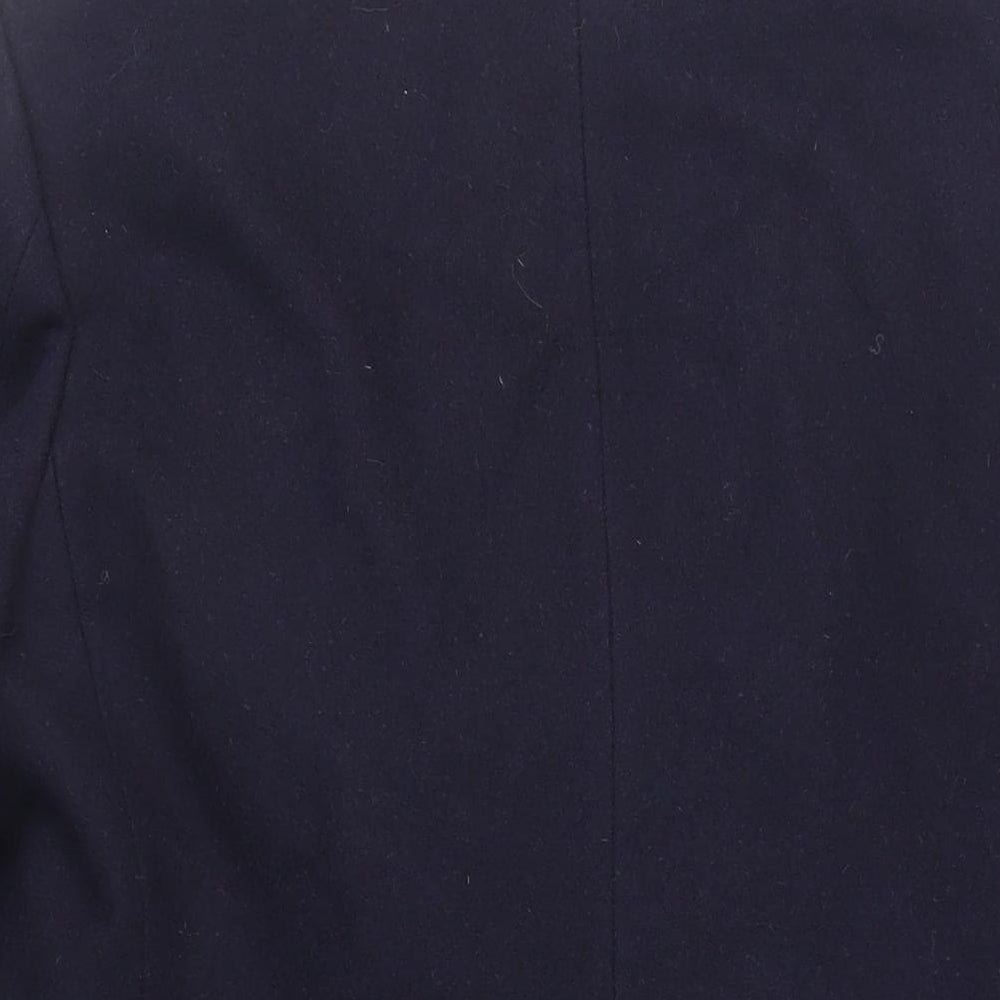 St Michael Mens Blue Pea Coat Coat Size 40 Button - Vintage