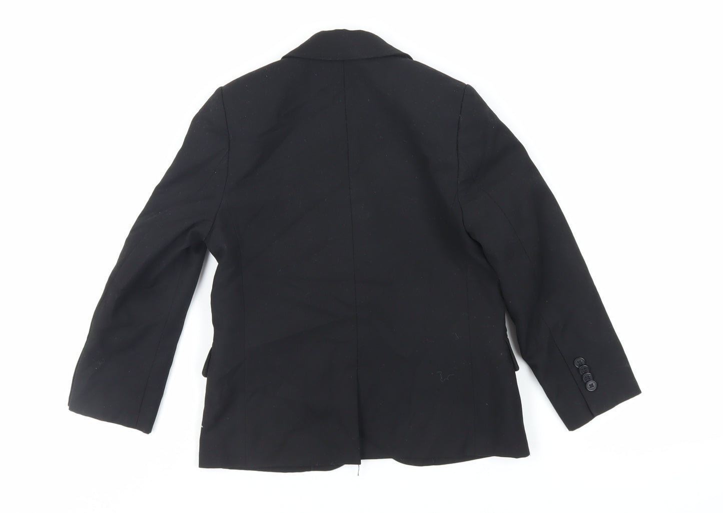 H&M Boys Black Jacket Blazer Size 5-6 Years Button