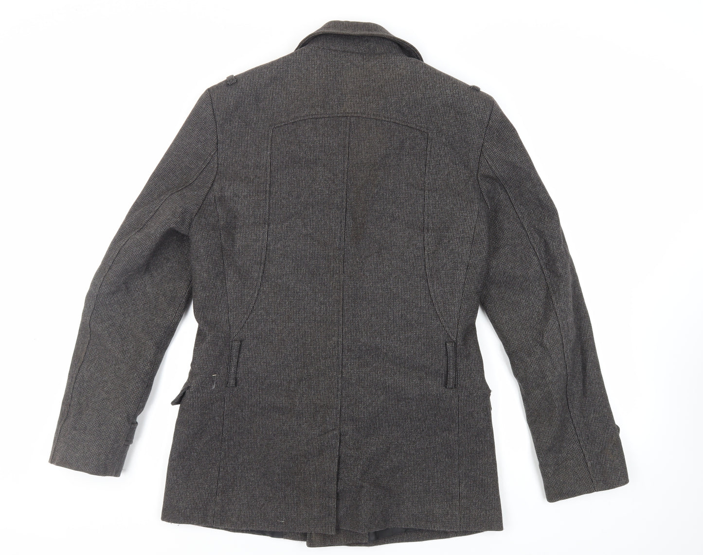 River Island Mens Grey Jacket Size S Zip