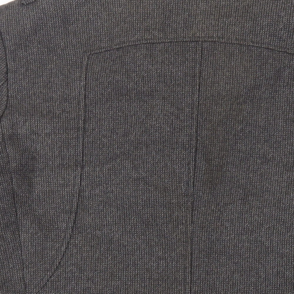 River Island Mens Grey Jacket Size S Zip