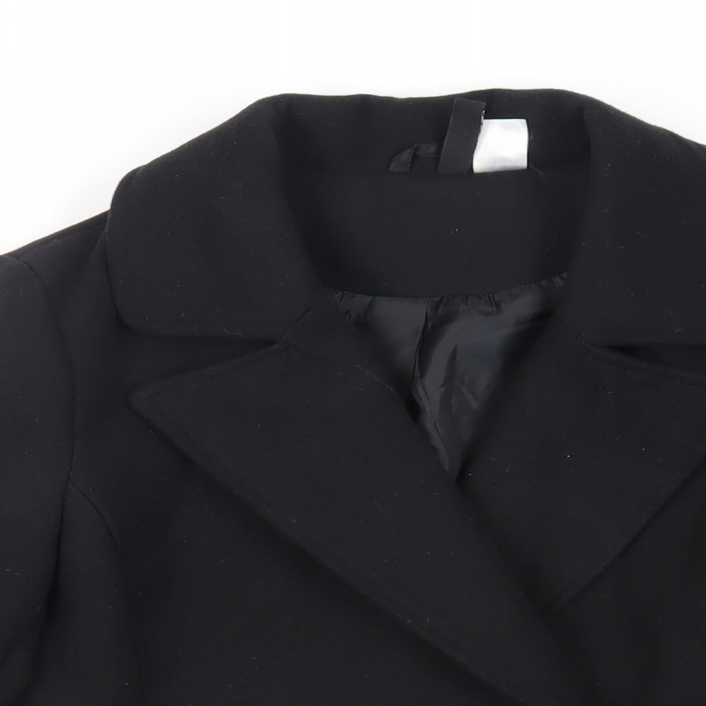 Divided by H&M Womens Black Jacket Size 8 Button