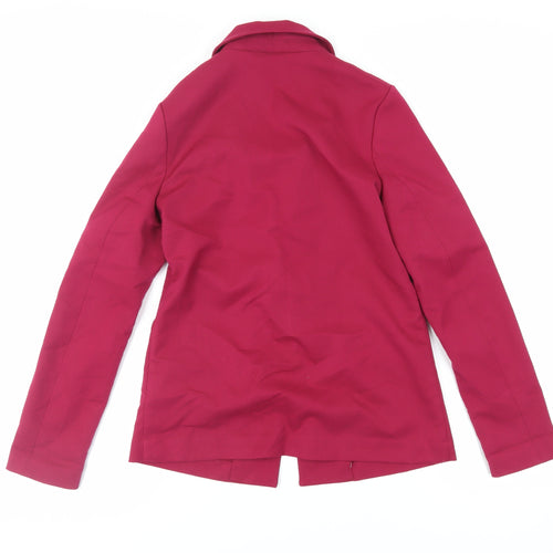 Divided by H&M Womens Pink Jacket Blazer Size 6 Button - Unlined
