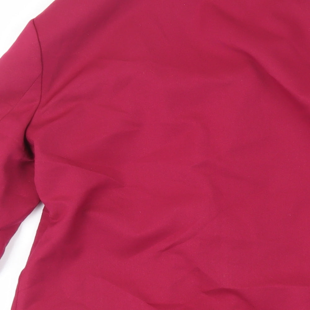 Divided by H&M Womens Pink Jacket Blazer Size 6 Button - Unlined