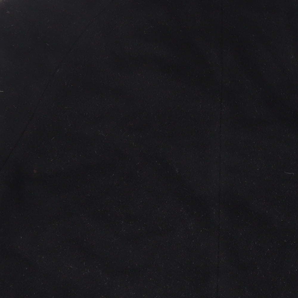 David Barry Womens Black Overcoat Coat Size 18 Button