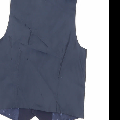 NEXT Boys Blue Jacket Waistcoat Size 5 Years Button