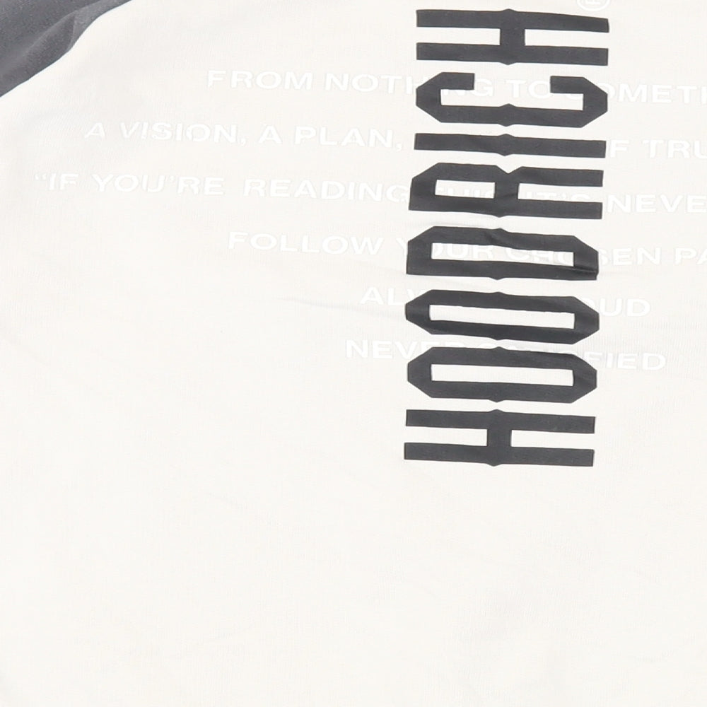 Hoodrich Mens Grey Cotton Pullover Sweatshirt Size M - Logo