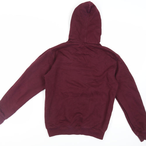 Stranger Things Girls Purple Cotton Pullover Hoodie Size 12-13 Years Pullover - Hawkins Middle School