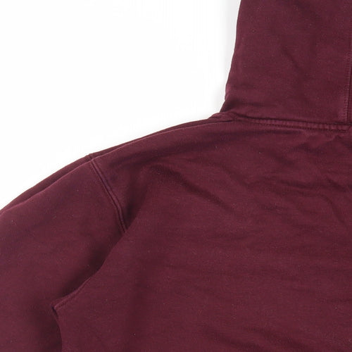 Stranger Things Girls Purple Cotton Pullover Hoodie Size 12-13 Years Pullover - Hawkins Middle School