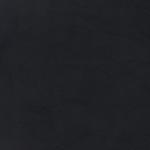 Reiss Mens Black Cotton Full Zip Sweatshirt Size M - Textured