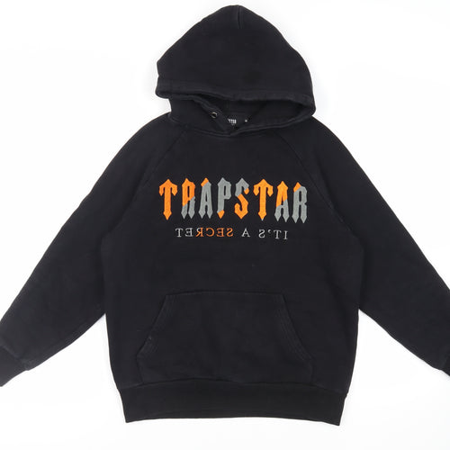 Trapstar Womens Black Cotton Pullover Hoodie Size M Pullover - Logo