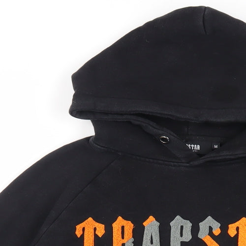 Trapstar Womens Black Cotton Pullover Hoodie Size M Pullover - Logo