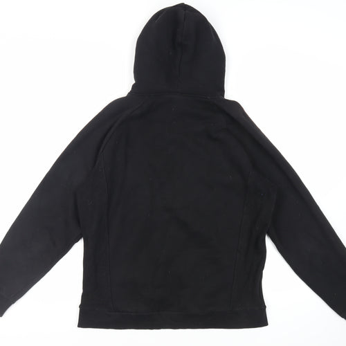 The Couture Club Mens Black Cotton Pullover Hoodie Size L - Pockets