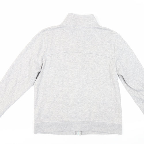 LA Gear Womens Grey Polyester Full Zip Sweatshirt Size 14 Zip - Logo Pockets