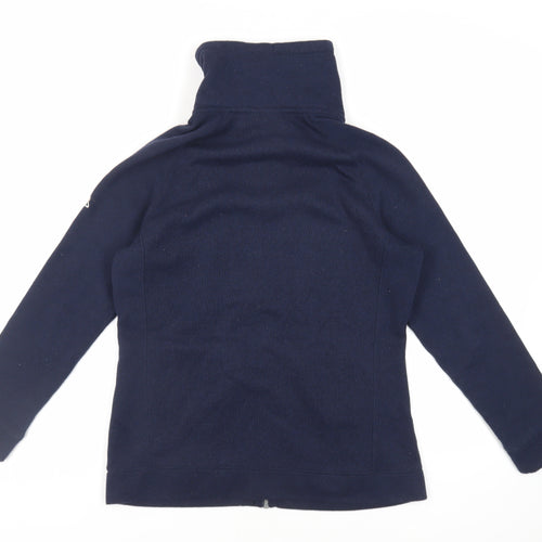 Craghoppers Womens Blue Polyester Full Zip Sweatshirt Size 14 Zip - Logo