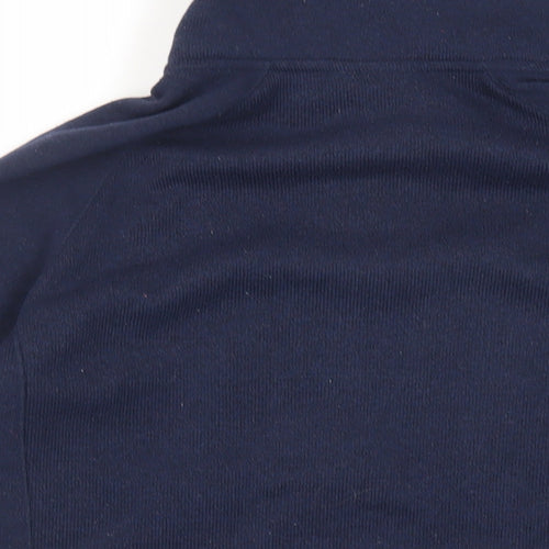 Craghoppers Womens Blue Polyester Full Zip Sweatshirt Size 14 Zip - Logo