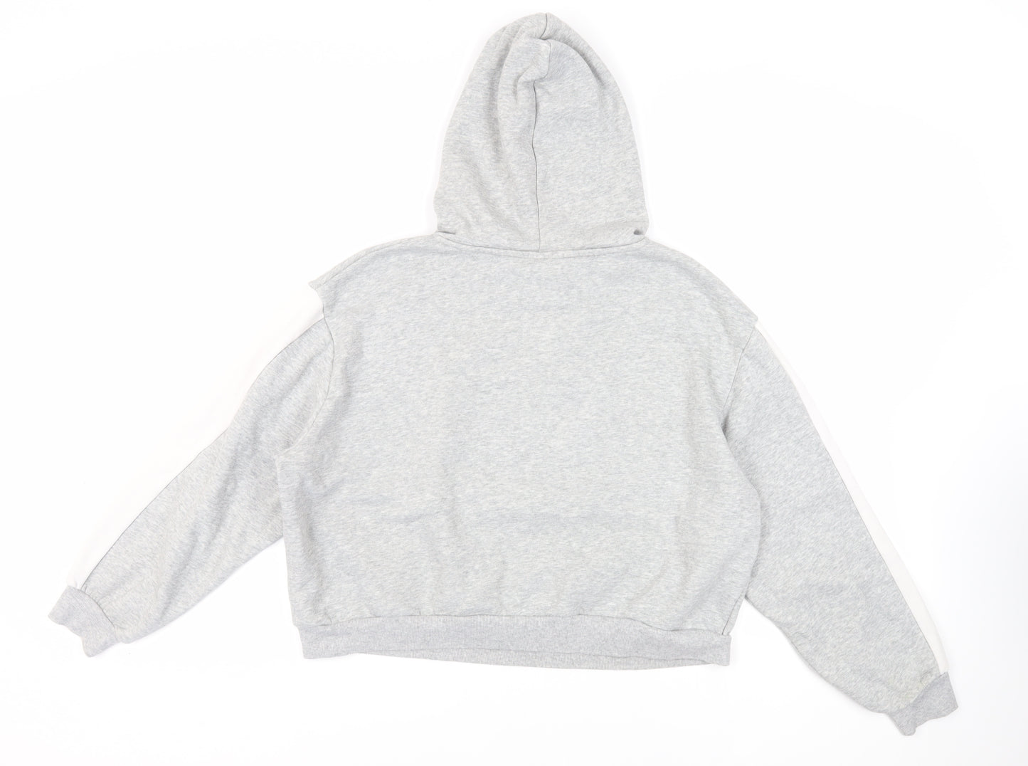 H&M Womens Grey Cotton Pullover Hoodie Size XL Pullover - NASA