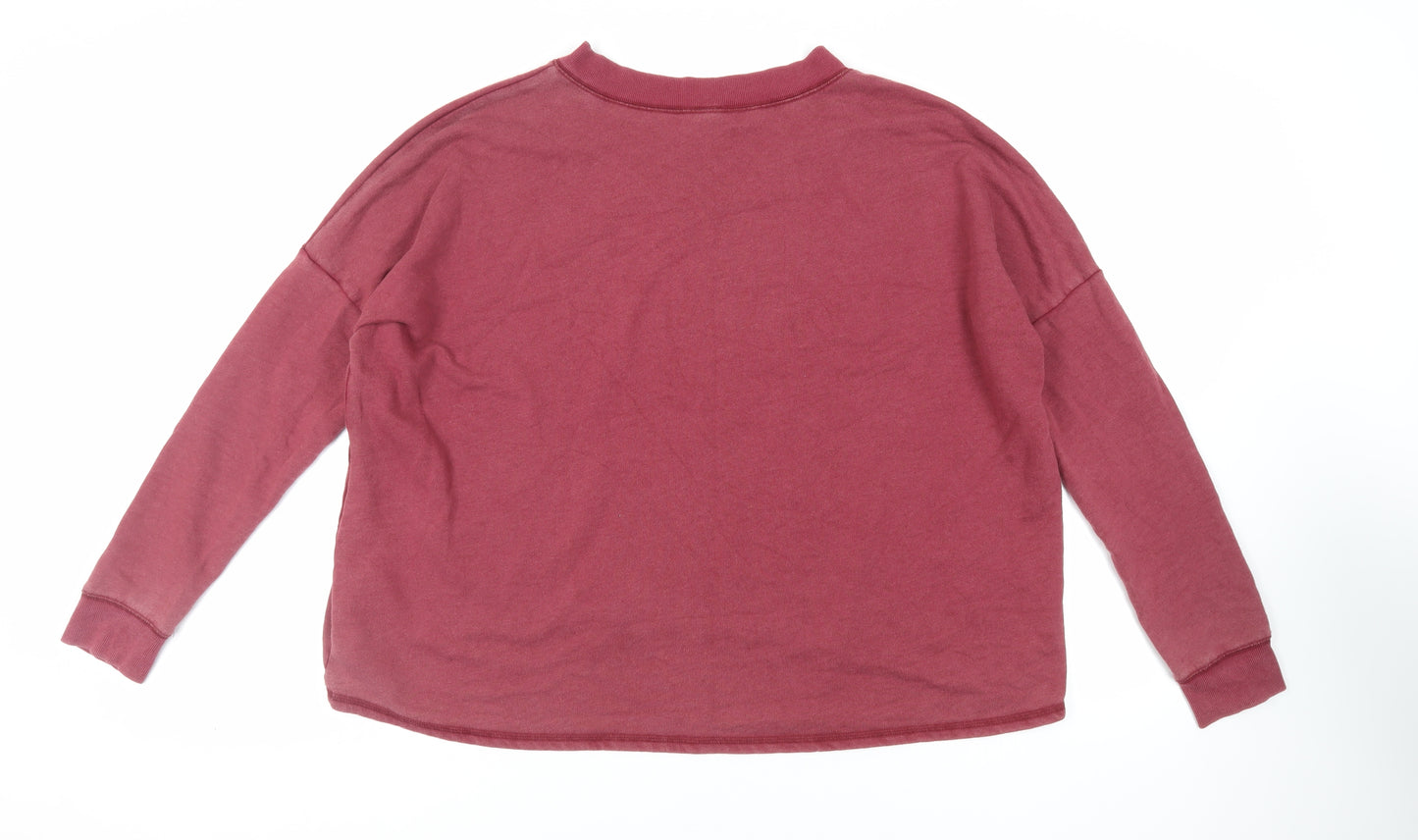 Juicy Couture Womens Pink Cotton Pullover Sweatshirt Size M Pullover