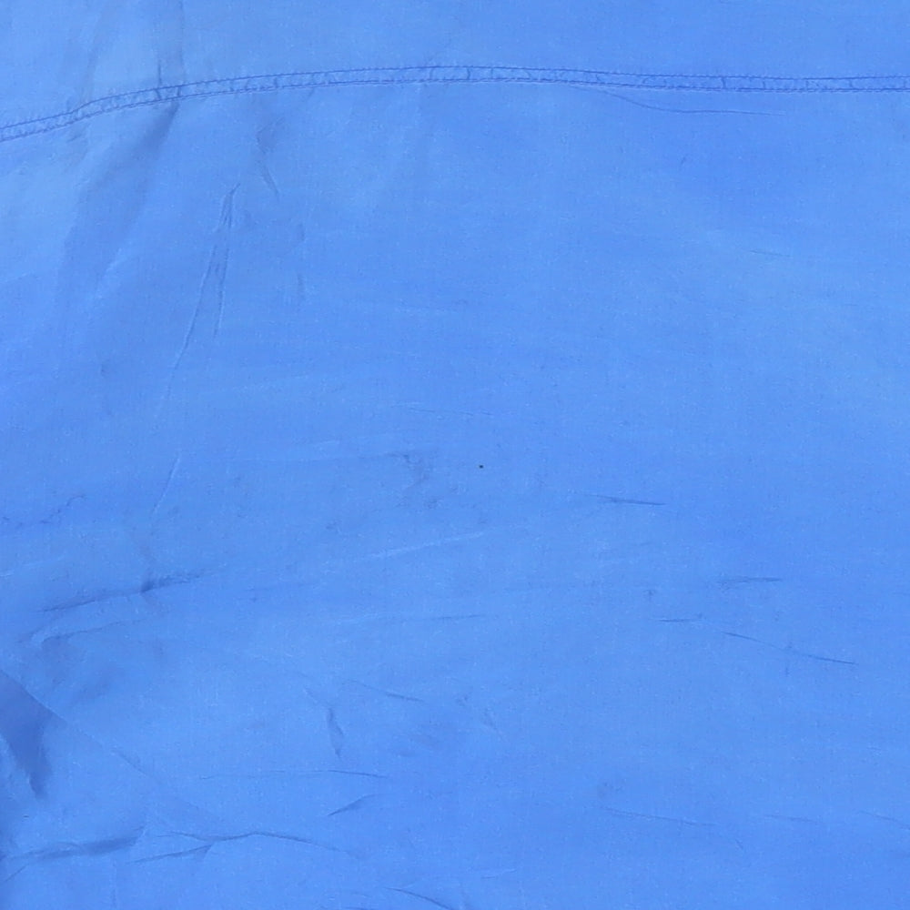 Montage Mens Blue Bomber Jacket Jacket Size M Zip