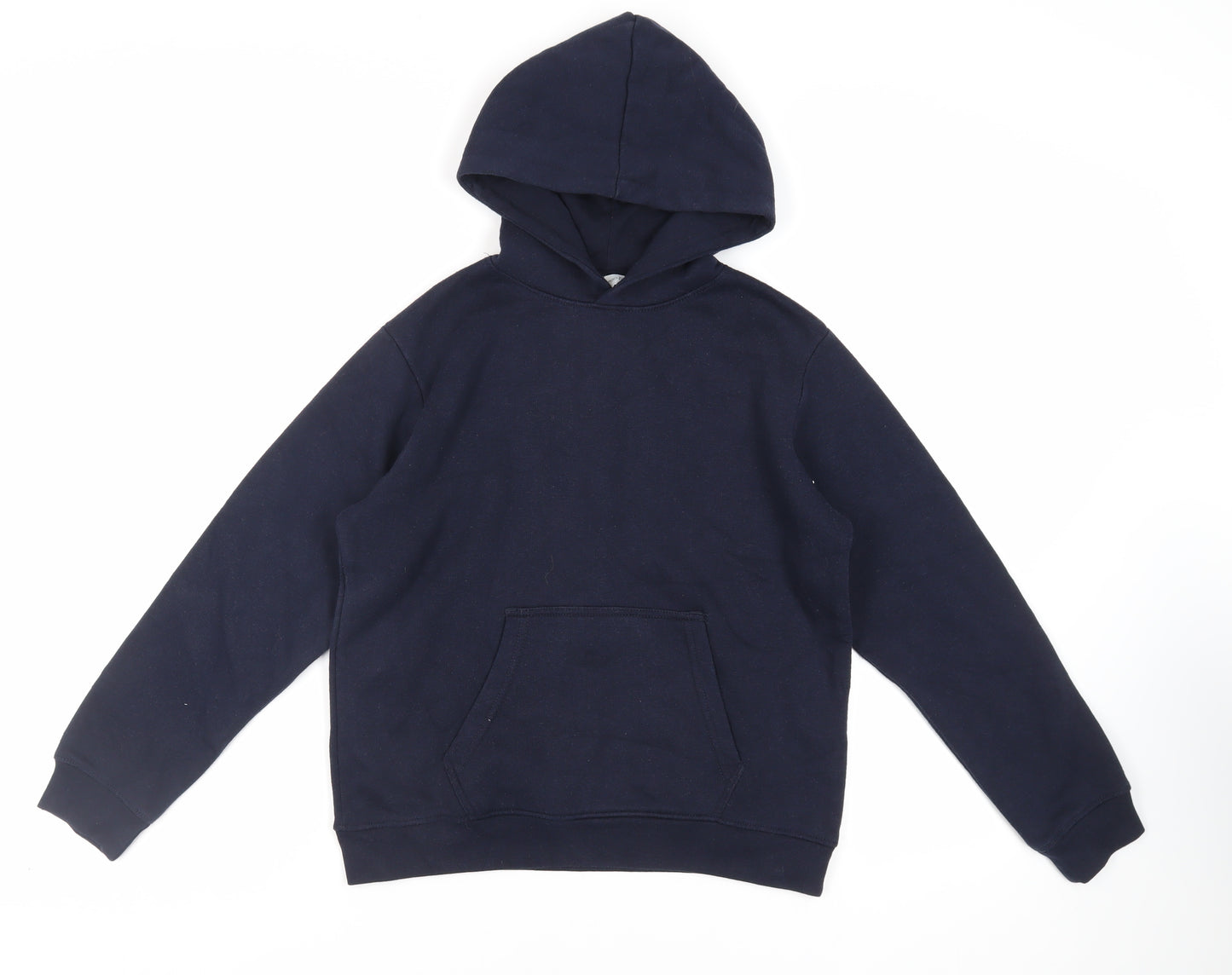 Kangaroo Poo Boys Blue Cotton Pullover Hoodie Size 13 Years Pullover - Pockets